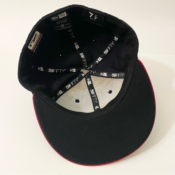 St Louis Cardinals Bird Logo Hat New Era 59Fifty 7 1/2 On Field Baseball Cap - Picture 10 of 16